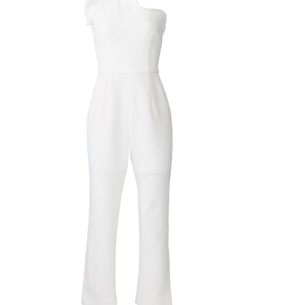 BLACK HALO Pravella Jumpsuit in Ivory Size 4